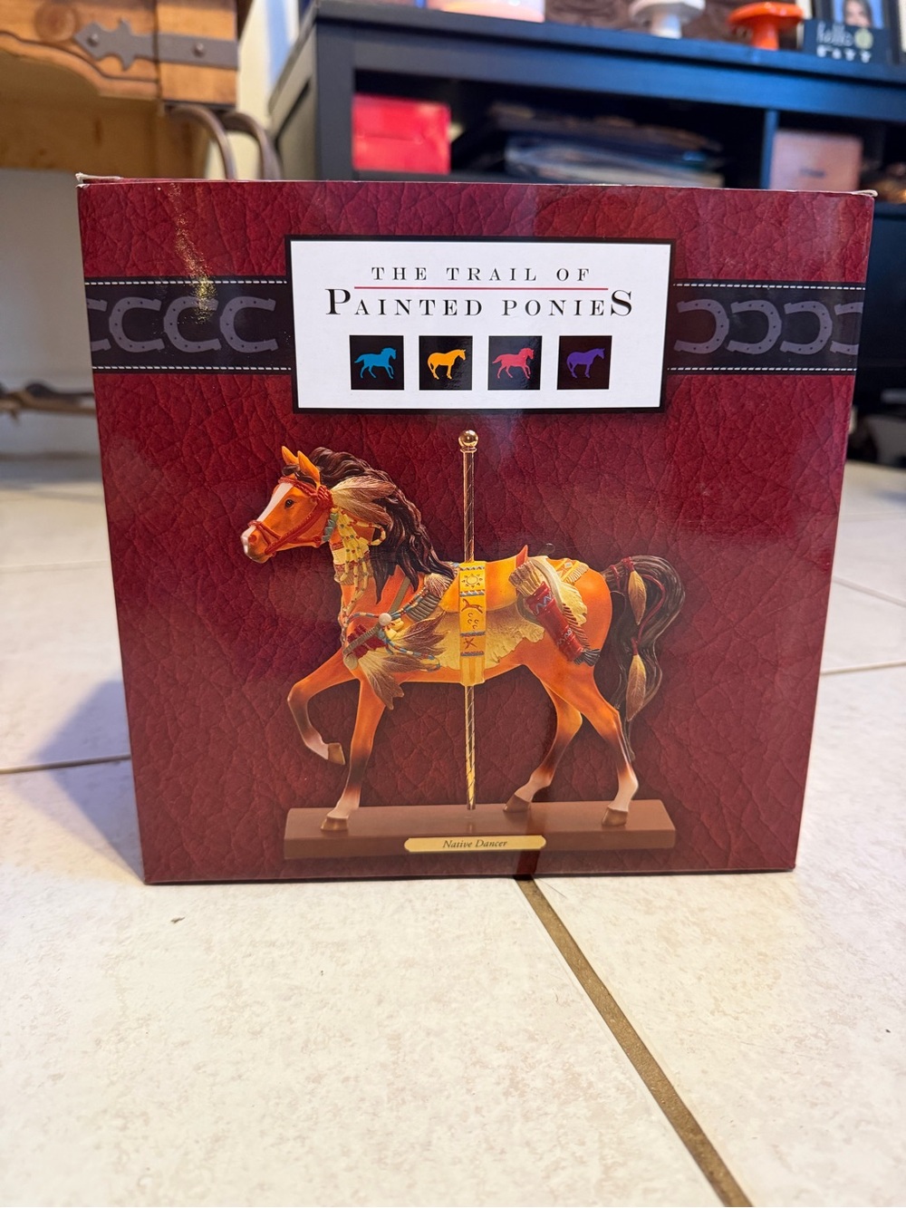 "Native Dancer" Decorative Horse Figurine - Brown